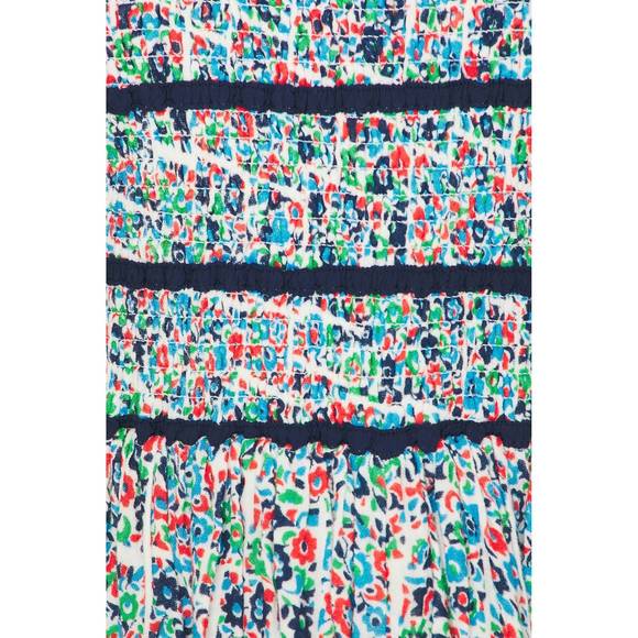 NEW FREE PEOPLE bali checked out print dress in gardenia combo - Picture 4 of 4